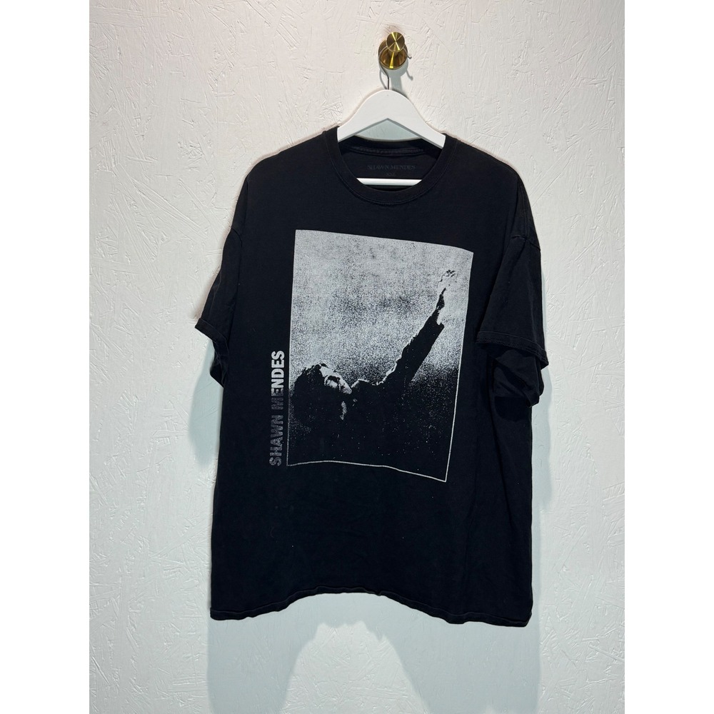 Shawn Mendes Graphic Tour T-Shirt Black XXL Unisex Concert Merch Short Sleeve